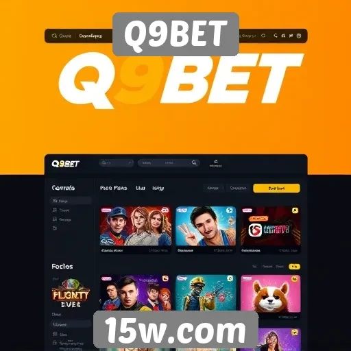Interface do Q9BET proporciona experiência de usuário intuitiva
